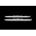 Накладки на пороги з підсвіткою Mitsubishi Outlander II 2007-2012 з логотипом Outlander XL (front doors) - (тип Static)