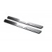 Накладки на пороги з підсвіткою Mitsubishi Outlander II 2007-2012 з логотипом Outlander XL (front doors) - (тип Static)