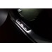 Накладки на пороги з підсвіткою Mitsubishi Outlander II 2007-2012 з логотипом XL (rear doors) - (тип Static)