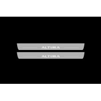 Накладки на пороги з підсвіткою Nissan Altima V 2013-2018 (front doors) - (тип Static) Накладки на пороги з підсвіткою Nissan Altima V 2013-2018 (front doors) - (тип Static)