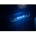 Накладки на пороги з підсвіткою Nissan Rogue II 2014+ (rear doors) - (тип Static)