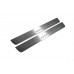 Накладки на пороги з підсвіткою Opel Astra J 2009-2015 (front doors) - (тип Static)