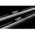 Накладки на пороги з підсвіткою Opel Insignia I 2008-2017 з лого OPC (front doors) - (тип Static)