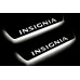 Накладки на пороги з підсвіткою Opel Insignia I 2008-2017 (rear doors) - (тип Static)