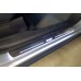 Накладки на пороги з підсвіткою Peugeot 4007 2007-2012 (front doors) - (тип Static)