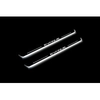 Накладки на пороги з підсвіткою Range Rover Evoque I 2011-2018 (front doors) - (тип Static) Накладки на пороги з підсвіткою Range Rover Evoque I 2011-2018 (front doors) - (тип Static)