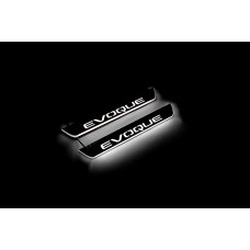 Накладки на пороги з підсвіткою Range Rover Evoque I 2011-2018 (rear doors) - (тип Static)