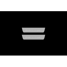 Накладки на пороги з підсвіткою Range Rover III 2002-2012 з лого Autobiography (rear doors) - (тип Static)
