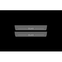 Накладки на пороги з підсвіткою Renault Clio III 2005-2012 / Clio IV 2012–2019 - (тип Static)