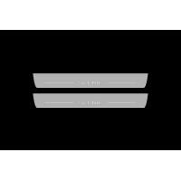 Накладки на пороги з підсвіткою Renault Scenic III 2009-2016 (front doors) - (тип Static) Накладки на пороги з підсвіткою Renault Scenic III 2009-2016 (front doors) - (тип Static)