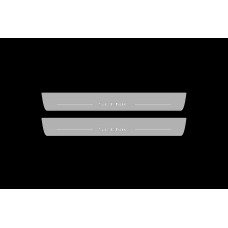 Накладки на пороги з підсвіткою Renault Scenic III 2009-2016 (front doors) - (тип Static)