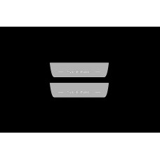 Накладки на пороги з підсвіткою Renault Scenic III 2009-2016 (rear doors) - (тип Static)