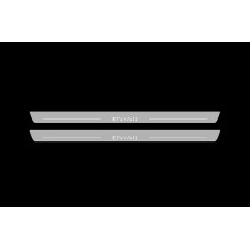 Накладки на пороги з підсвіткою Skoda Enyaq 2020+ (front doors) - (тип Static)
