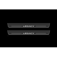 Накладки на пороги з підсвіткою Subaru Legacy V 2009-2014 - (тип Static) Накладки на пороги з підсвіткою Subaru Legacy V 2009-2014 - (тип Static)