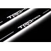 Накладки на пороги з підсвіткою Toyota Tacoma III 2016+ з логотипом "TRDpro" (front doors) - (тип Static)