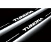 Накладки на пороги з підсвіткою Toyota Tundra II 2008-2014 (front doors) - (тип Static)