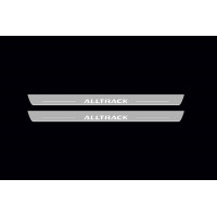 Накладки на пороги з підсвіткою Volkswagen Passat B8 Alltrack 2015+ (front doors) - (тип Static)