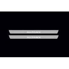 Накладки на пороги з підсвіткою Volkswagen Passat B8 Alltrack 2015+ (front doors) - (тип Static)