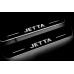Накладки на пороги з підсвіткою Volkswagen Jetta VI 2010-2018 (rear doors) - (тип Static)