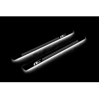 Накладки на пороги з підсвіткою Volkswagen Passat B8 2015+ з лого R-Line (front doors) - (тип Static)