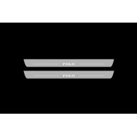 Накладки на пороги з підсвіткою Volkswagen Polo V 2009-2018 (front doors) - (тип Static) Накладки на пороги з підсвіткою Volkswagen Polo V 2009-2018 (front doors) - (тип Static)