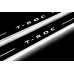 Накладки на пороги з підсвіткою Volkswagen T-Roc 2017+ (front doors) - (тип Static)