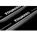 Накладки на пороги з підсвіткою Volkswagen Touareg II 2010-2018 (front doors) - (тип Static)