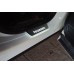 Накладки на пороги з підсвіткою Volkswagen Touareg II 2010-2018 (rear doors) - (тип Static)