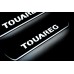 Накладки на пороги з підсвіткою Volkswagen Touareg II 2010-2018 (rear doors) - (тип Static)